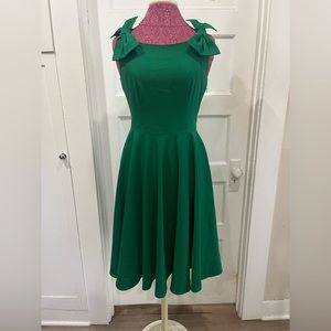 Vintage Diva Green swing dress, size S